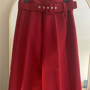 HUGO BOSS: Elegant Red Women's Flared Pants